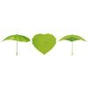 Lime Green Heart-Shaped Wedding Umbrella - Image 2