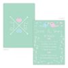 'Love Birds' Vintage Printed Engagement Invitations / pack of 10