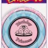 18" (45.7cm) Round Helium Foil Balloon / Birthday Princess Tiara - Image 2