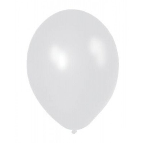 Silver 12" Pearl Latex Balloons / suitable for helium or air / pack of ...