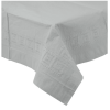 Shimmering Silver High Quality Rectangular Disposable Tablecover
