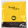 Octy/Round Disposable Tablecovers / School Bus Yellow - Image 3