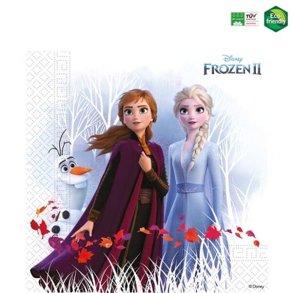 Disney Frozen 2 Paper Napkins x 20  **CLEARANCE**