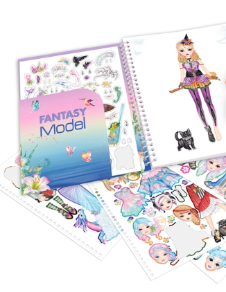 TOPModel Fantasy Model Dress Me Up Stickerbook - Party Experts