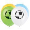 8 x Football Themed 12" Latex Balloons - Image 2
