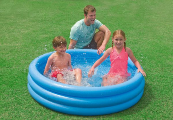Intex Inflatable 3 Ring Paddling Pool - 58" x 13"