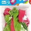 Unicorn 6  Latex Balloon Pack - 3x Green 3x Pink