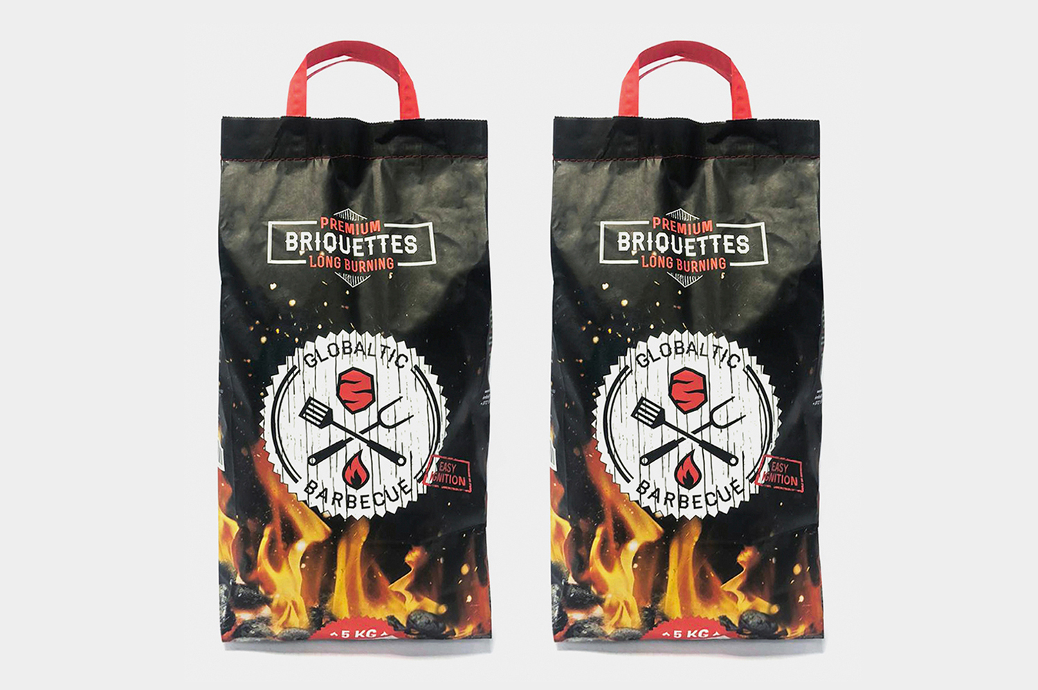 5kg Gourmet Restaurant Grade Birch Charcoal Briquettes Party Experts