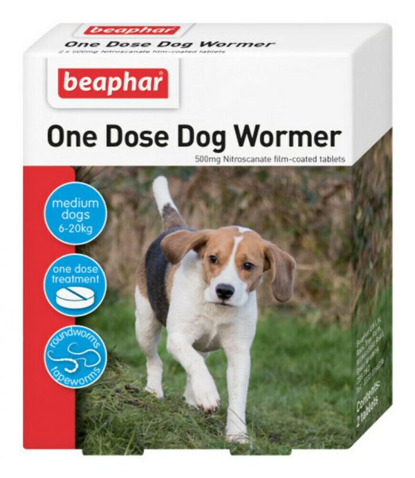 Beaphar One Dose Medium Dog Wormer (HALF PRICE SALE)