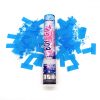 Gender Reveal Large 30cm Smoke + Confetti Cannon Blue