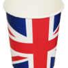 Union Jack Paper Cups - Pack of 12 (9oz Capacity)