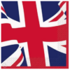 Union Jack Paper Napkins - Pack of 20