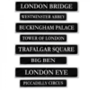 British Street Sign Cutout