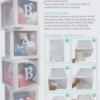 4 Baby Balloon Boxes - 30cm X 30cm - Image 2