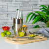 Rink Drink 6 Piece Boston Cocktail Shaker Set - Silver - Image 2