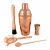 Rink Drink 5 Piece Manhattan Cocktail Shaker Set - Rose Gold