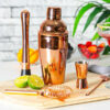 Rink Drink 5 Piece Manhattan Cocktail Shaker Set - Rose Gold - Image 5