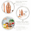 Rink Drink 5 Piece Manhattan Cocktail Shaker Set - Rose Gold - Image 6