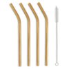 UBERSTAR Reusable Straws - Gold - Image 3