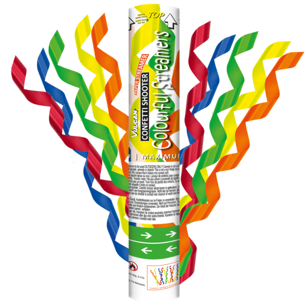 Confetti Shooter 30cm - Colourful