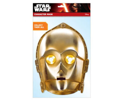Celebrity Face Mask / C-3PO **CLEARANCE**