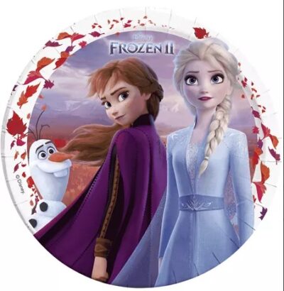8 Pack Plates Disney Frozen 2 - 23cm