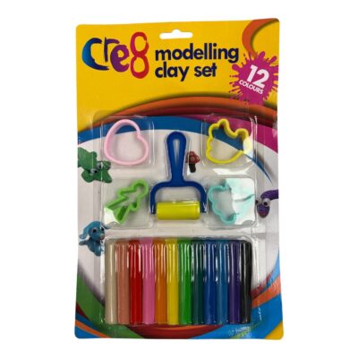 The Cre8 12pc Modelling Clay Set